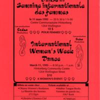 International Women&#039;s Week Dance / Danse de la Semaine Internationale des femmes