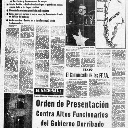 Allende muerto en Palacio en golpe militar.jpg