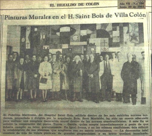 Los murales del H. Saint Bois en el diario El Heraldo 20 -06-1944 .jpg