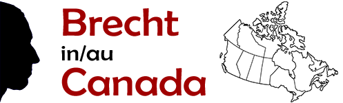 Brecht in/au Canada