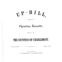 &quot;Up-Hill&quot; [Elizabeth Jane Caulfeild, Countess of Charlemont]