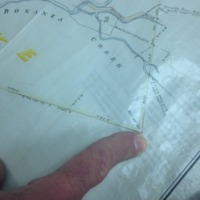 Klondike Townsite Map - Wooden Post Coordinates