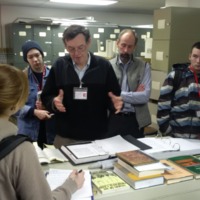 Research session at the Land Survey&#039;s Records Office, Surveyor General Office
