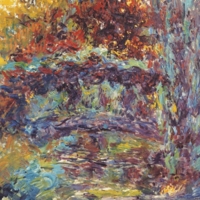 Claude Monet, Pont japonais, 1922-1926, huile sur toile, 89 x 100 cm