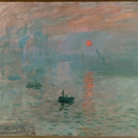 Claude Monet, Impression, Soleil levant,1872, huile sur toile, 48 x 63 cm