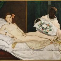 Edouard Manet, Olympia, 1863, huile sur toile, 130.5 x 190 cm