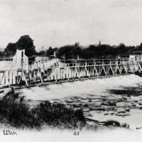 Photographe incoonu, Le déversoir à Molesey (Molesey Weir), vers 1800-1900