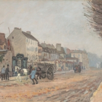 Alfred Sisley, Boulevard Héloïse, Argenteuil, 1872, huile sur toile, 39.5 x 59.6 cm