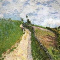 Alfred Sisley, Chemin sur la colline, Ville-d&#039;Avray,1879, huile sur toile, 50 x 65 cm