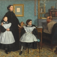 Edgar Degas,  La famille Bellilli, 1858-1867, huile sur toile, 200 x 250 cm