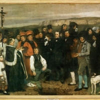 Gustave Courbet, Un enterrement à Ornans, 1849-1850, huile sur toile, 315 x 668 cm