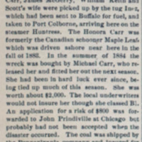 Naufrage du Maple Leaf