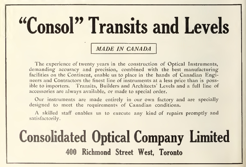 029 - Consolidated Optical - Contract Record and Engineering Review (Vol. 26, 1912)