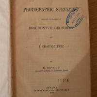 025 - Edouard Deville - Photographic Surveying (1895)