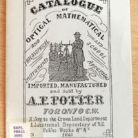 004 - A.F. Potter - Catalogue 1861