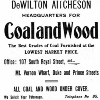 DeWilton Aitcheson Headquarters for Coal and Wood ad