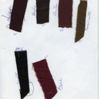 Fabric swatches for Hamlet   (2004)