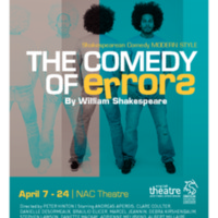 National Arts Centre poster for the production of The Comedy of Errors