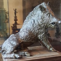 Boar sculpture in a Museum in Florence