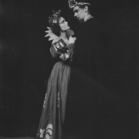 Production photograph from A Midsummer Night&#039;s Dream (1952) at the Ottawa Little Theatre