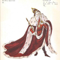 Sketch of Richard III costume