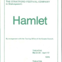 Hamlet 1976 program